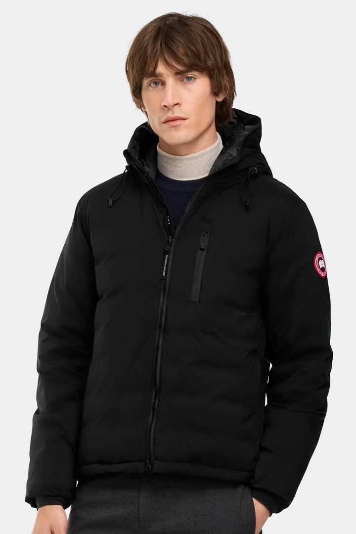 CANADA GOOSE - Manteau à capuche Lodge Noir - Lothaire