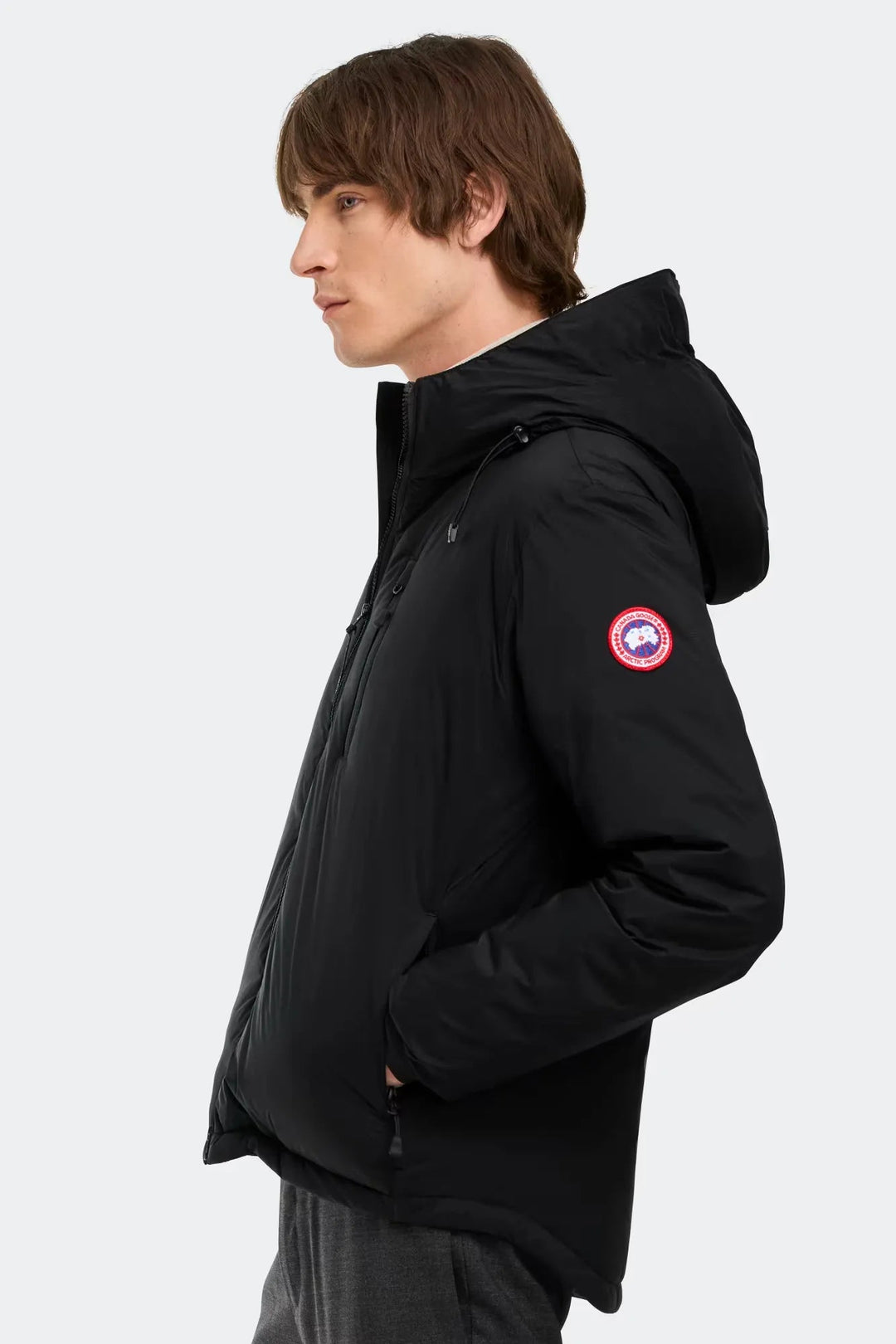 CANADA GOOSE - Manteau à capuche Lodge Noir - Lothaire