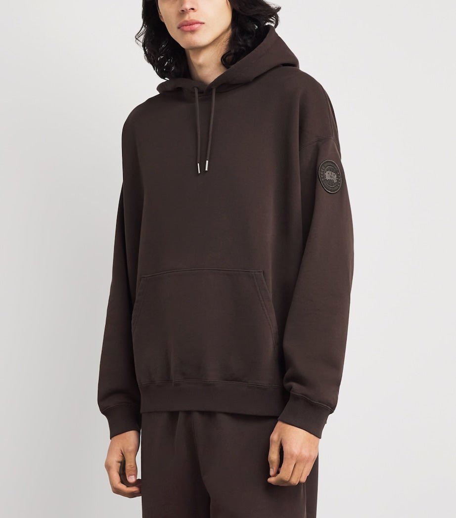 CANADA GOOSE - Organic Cotton Tonal Rove Hoodie Terra Marron - Lothaire