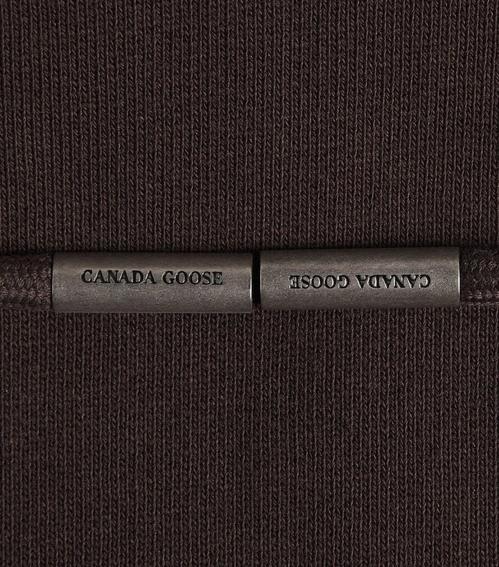 CANADA GOOSE - Organic Cotton Tonal Rove Hoodie Terra Marron - Lothaire