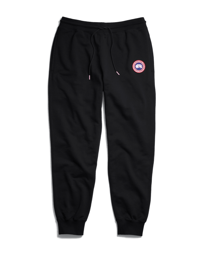 CANADA GOOSE - Pantalon de jogging Loon en coton biologique Noir - Lothaire