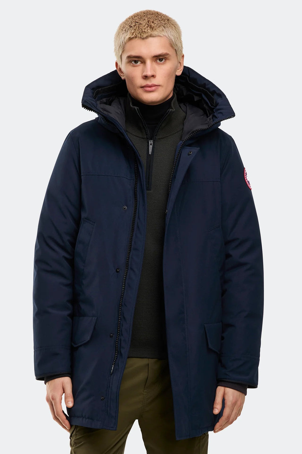 CANADA GOOSE - Parka Langford Bleu Marine Atlantique - Lothaire
