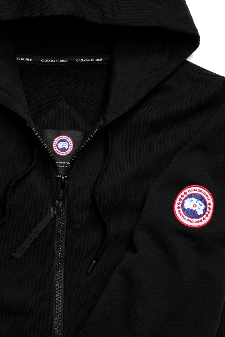 CANADA GOOSE - Sweat à capuche Huron à fermeture éclair intégrale Noir - Lothaire