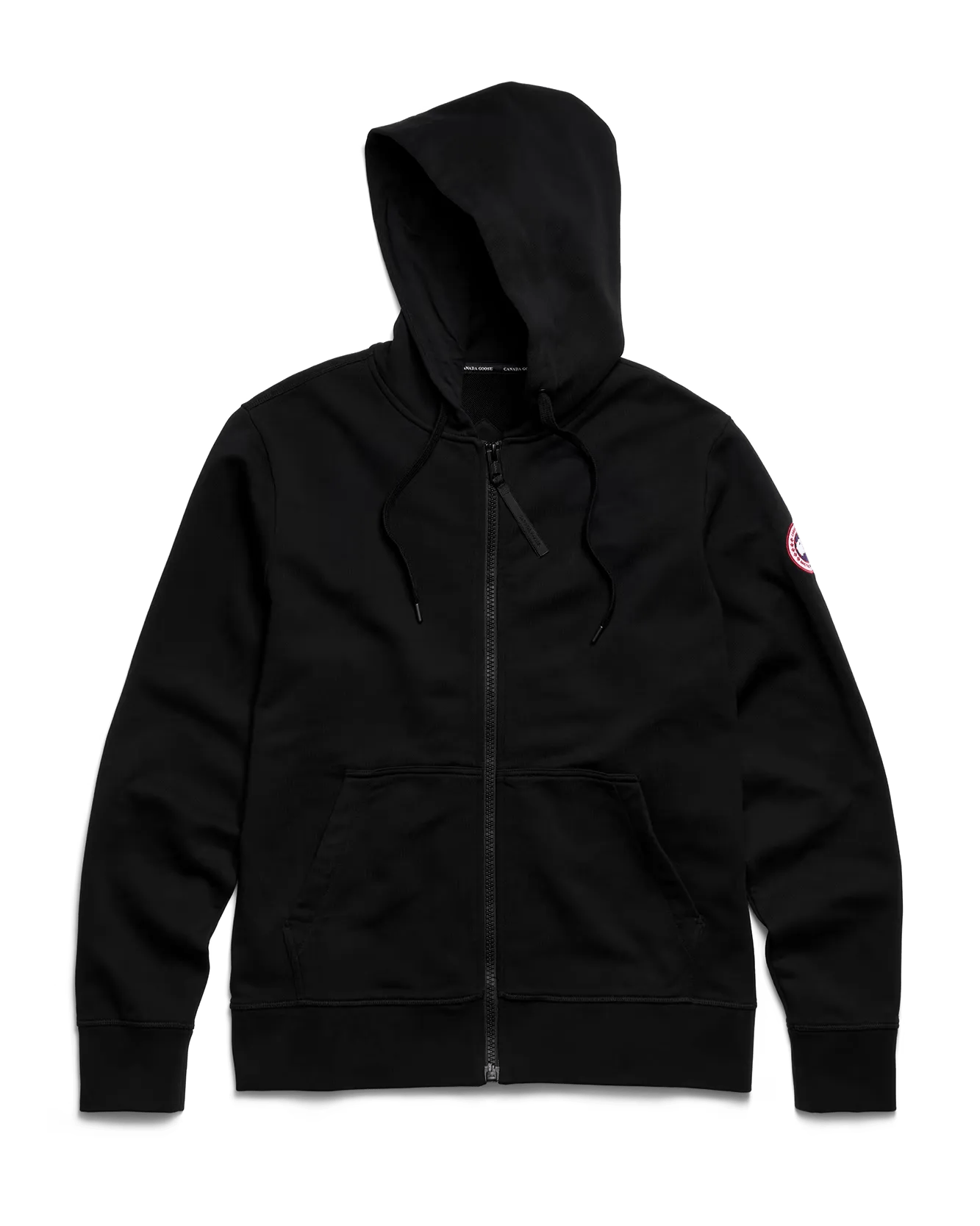 CANADA GOOSE - Sweat à capuche Huron à fermeture éclair intégrale Noir ...