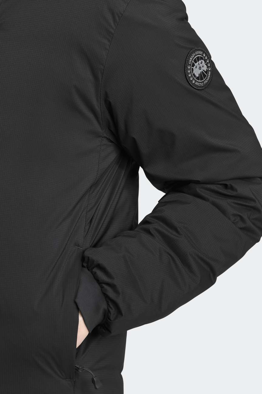 CANADA GOOSE - Veste à capuche Lodge Black Label Noir - Lothaire