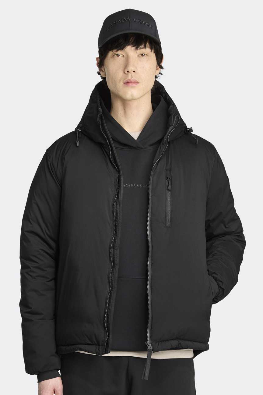CANADA GOOSE - Veste à capuche Lodge Black Label Noir - Lothaire