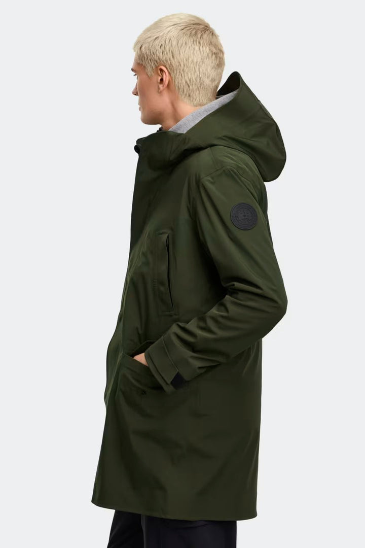 CANADA GOOSE - Veste imperméable Barclay Black Label Mousse Kaki - Lothaire