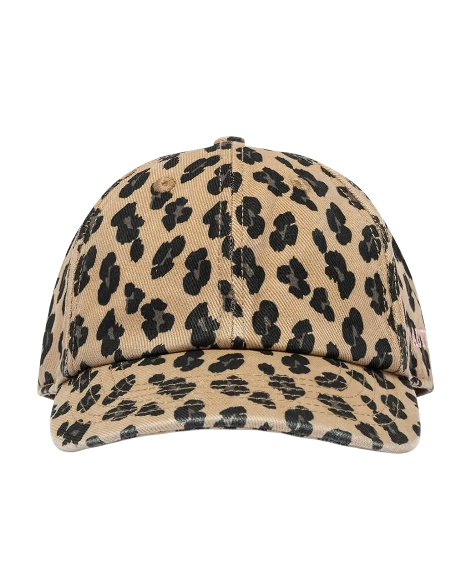 AUTRY - Casquette de baseball imprimé léopard Beige / Marron