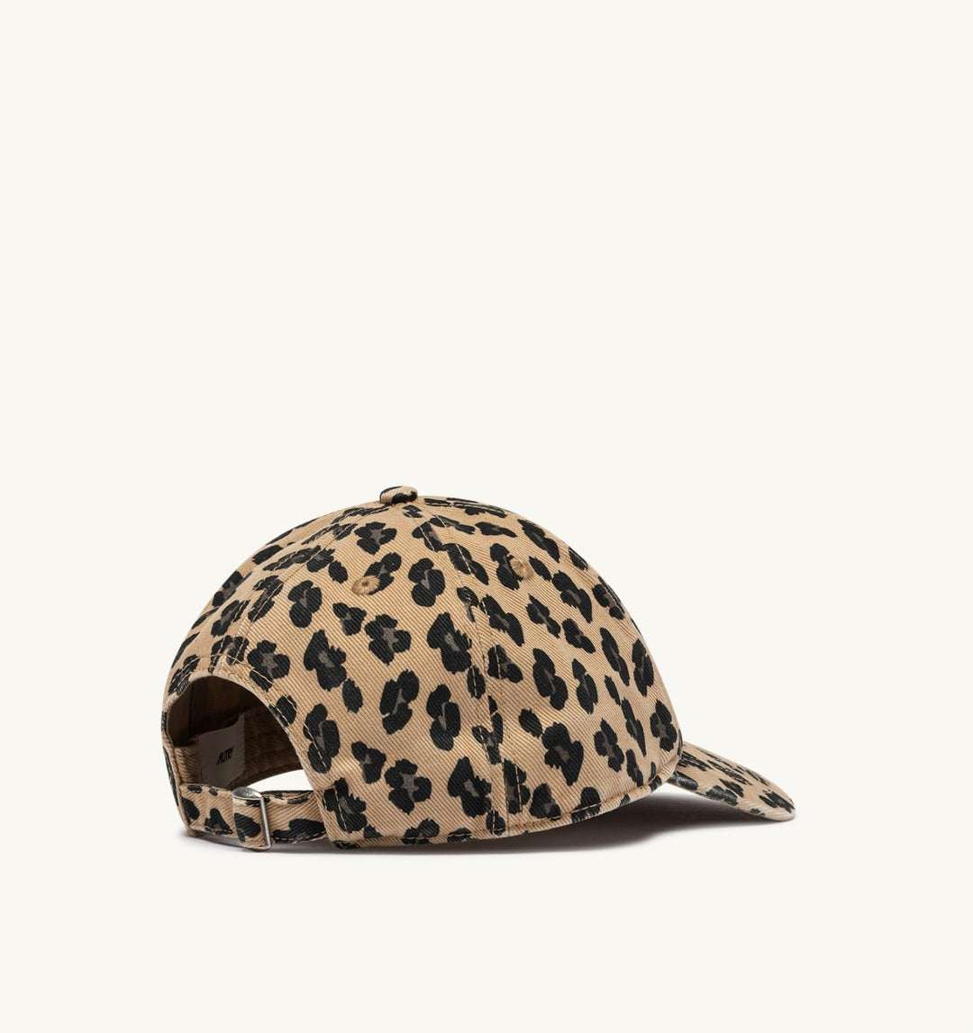 AUTRY - Casquette de baseball imprimé léopard Beige / Marron