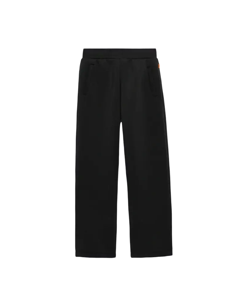 GERTRUDE - Pantalon Cardi en maille scuba coupe ample Noir