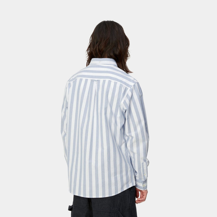 Carhartt - La chemise à rayures 'Dillion' bleu - Lothaire