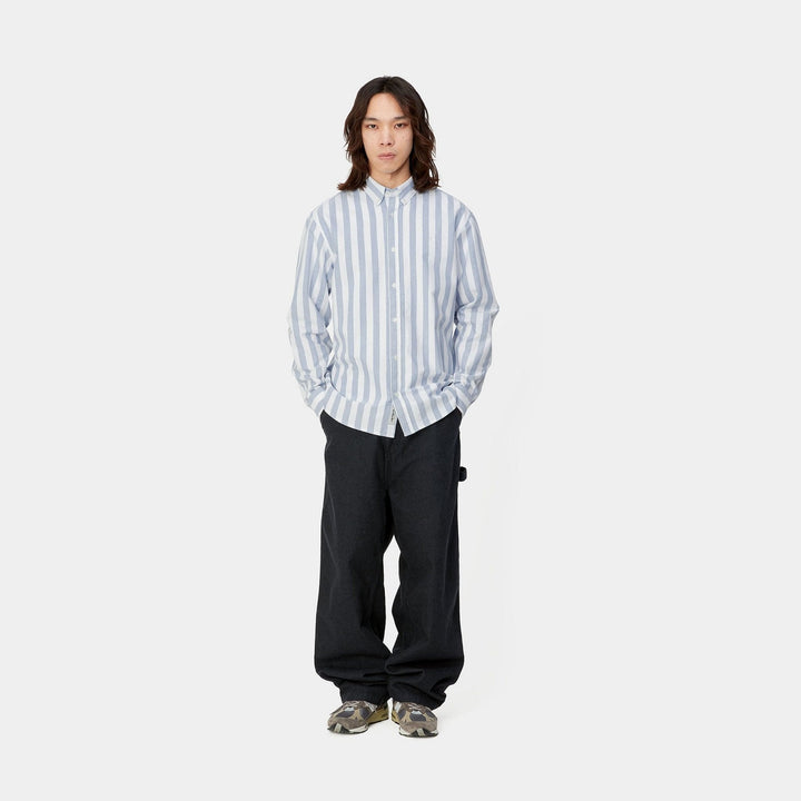 Carhartt - La chemise à rayures 'Dillion' bleu - Lothaire