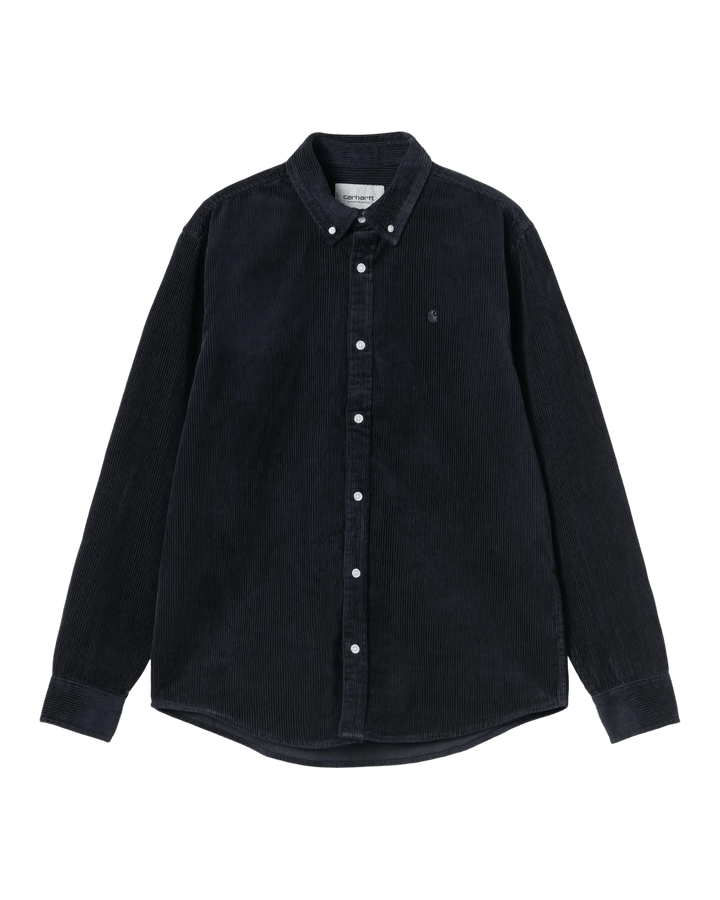 CARHARTT WIP - Chemise L/S Madison Cord Shirt Dark Navy - Lothaire