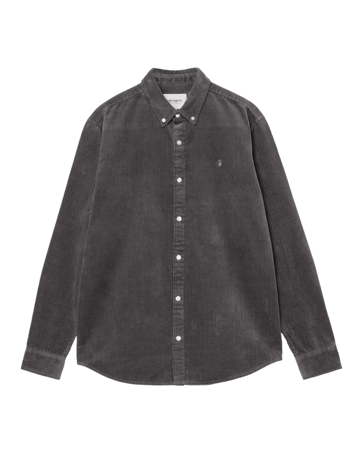 CARHARTT WIP - Chemise L/S Madison Cord Shirt Graphite - Lothaire