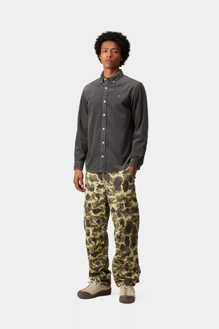CARHARTT WIP - Chemise L/S Madison Cord Shirt Graphite - Lothaire