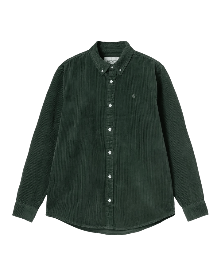 CARHARTT WIP - Chemise L/S Madison Cord Shirt Sycamore Tree - Lothaire