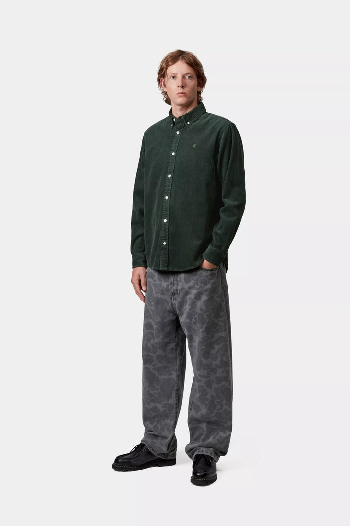CARHARTT WIP - Chemise L/S Madison Cord Shirt Sycamore Tree - Lothaire