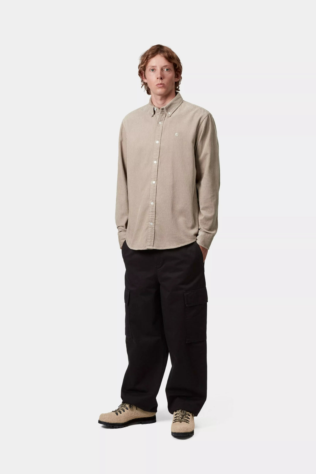 CARHARTT WIP - Chemise L/S Madison Cord Shirt Wall - Lothaire