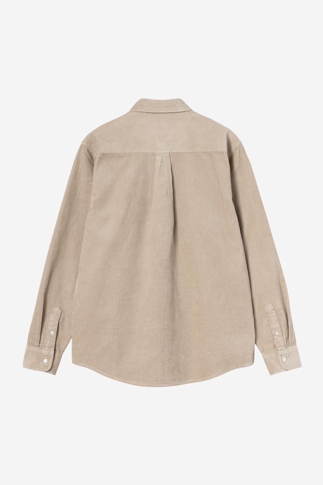 CARHARTT WIP - Chemise L/S Madison Cord Shirt Wall - Lothaire
