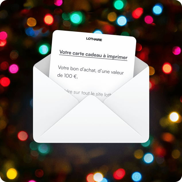 CARTE CADEAU ESHOP LOTHAIRE A IMPRIMER - Lothaire