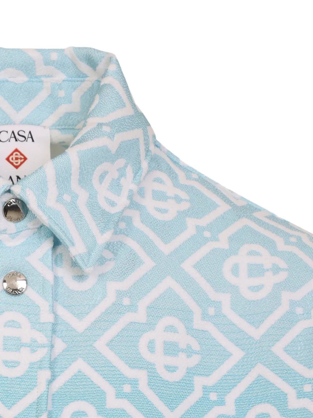 CASABLANCA - Blousons à Motif Monogrammé Dégradée Bleu - Lothaire