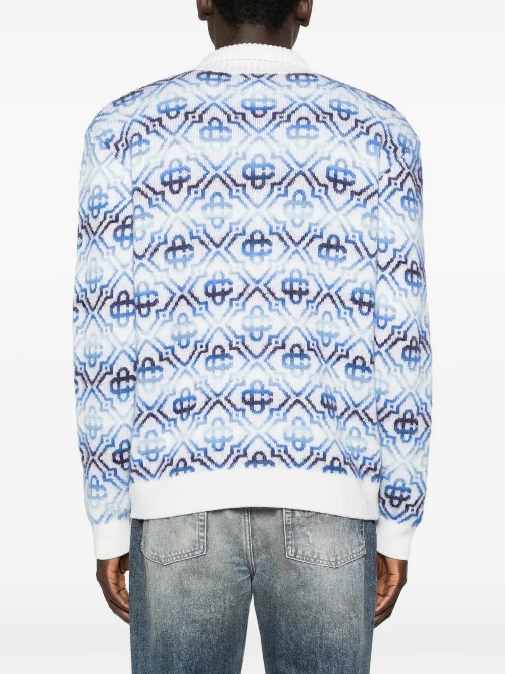 CASABLANCA - Cardigans à Fermeture Zippé Bleu Claire - Lothaire