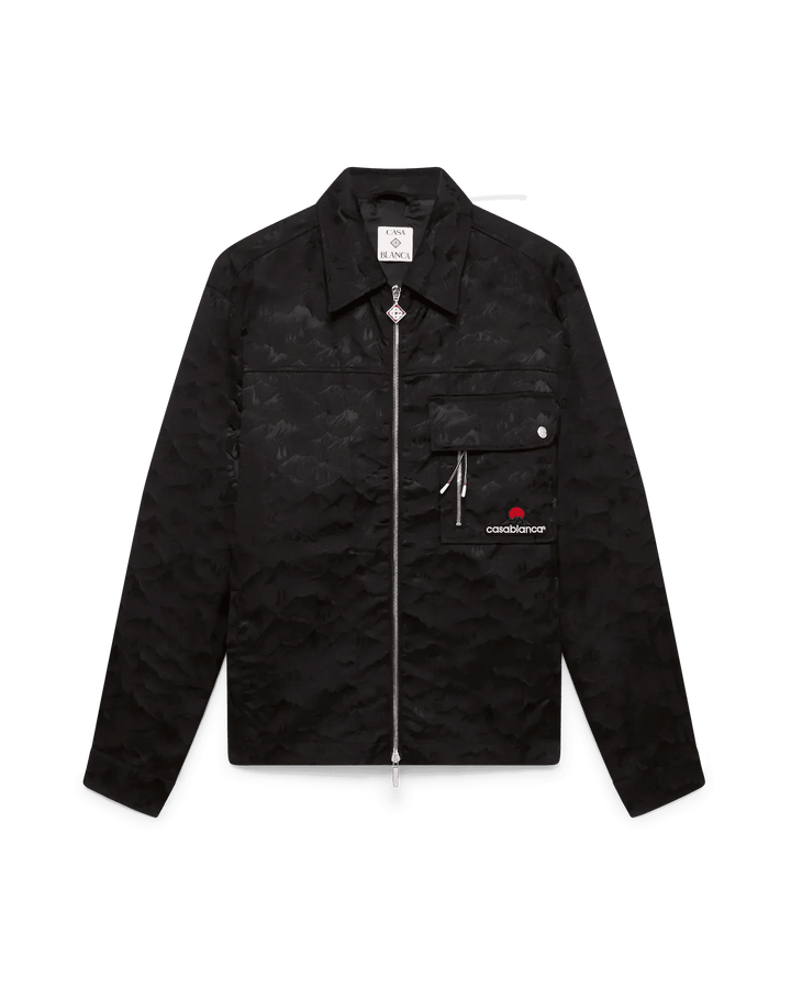 CASABLANCA - Chemise à fermeture éclair en nylon Moutain Camo - Lothaire