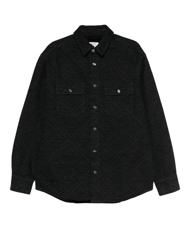 CASABLANCA - Chemise à Motif Monogrammé Noir - Lothaire