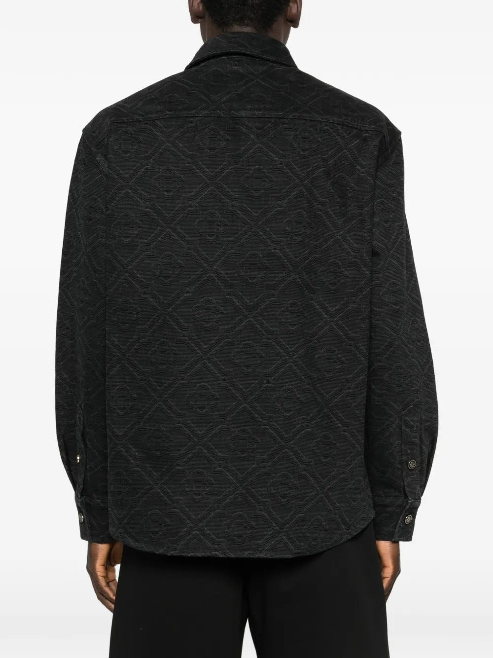 CASABLANCA - Chemise à Motif Monogrammé Noir - Lothaire