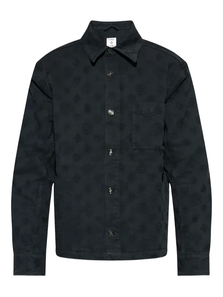 CASABLANCA - Chemise embossée logo noir - Lothaire