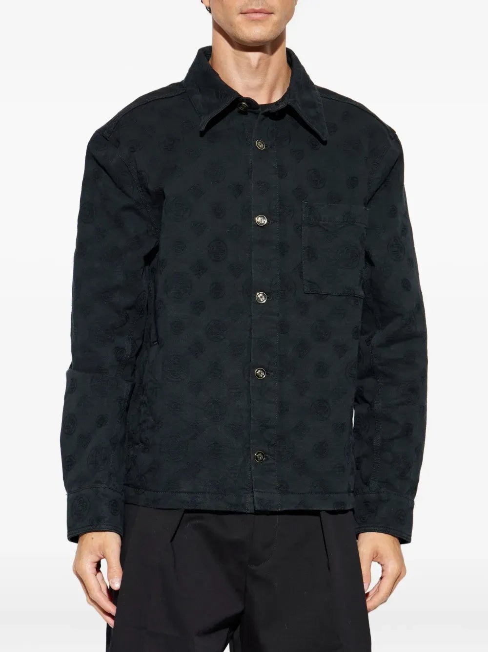 CASABLANCA - Chemise embossée logo noir - Lothaire