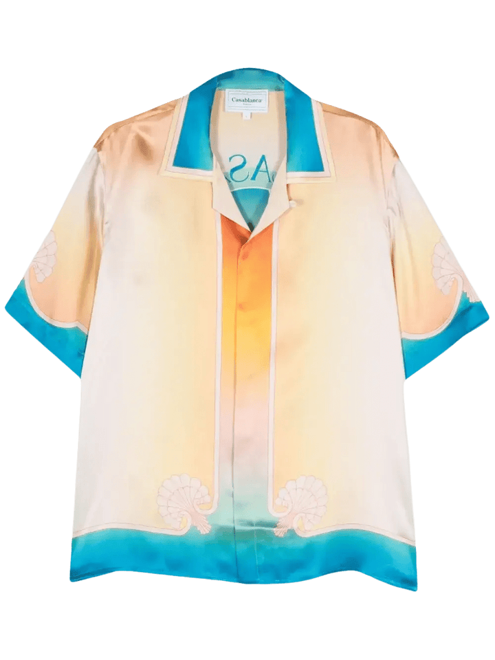 CASABLANCA - Chemise en soie l'arche colorée - Lothaire