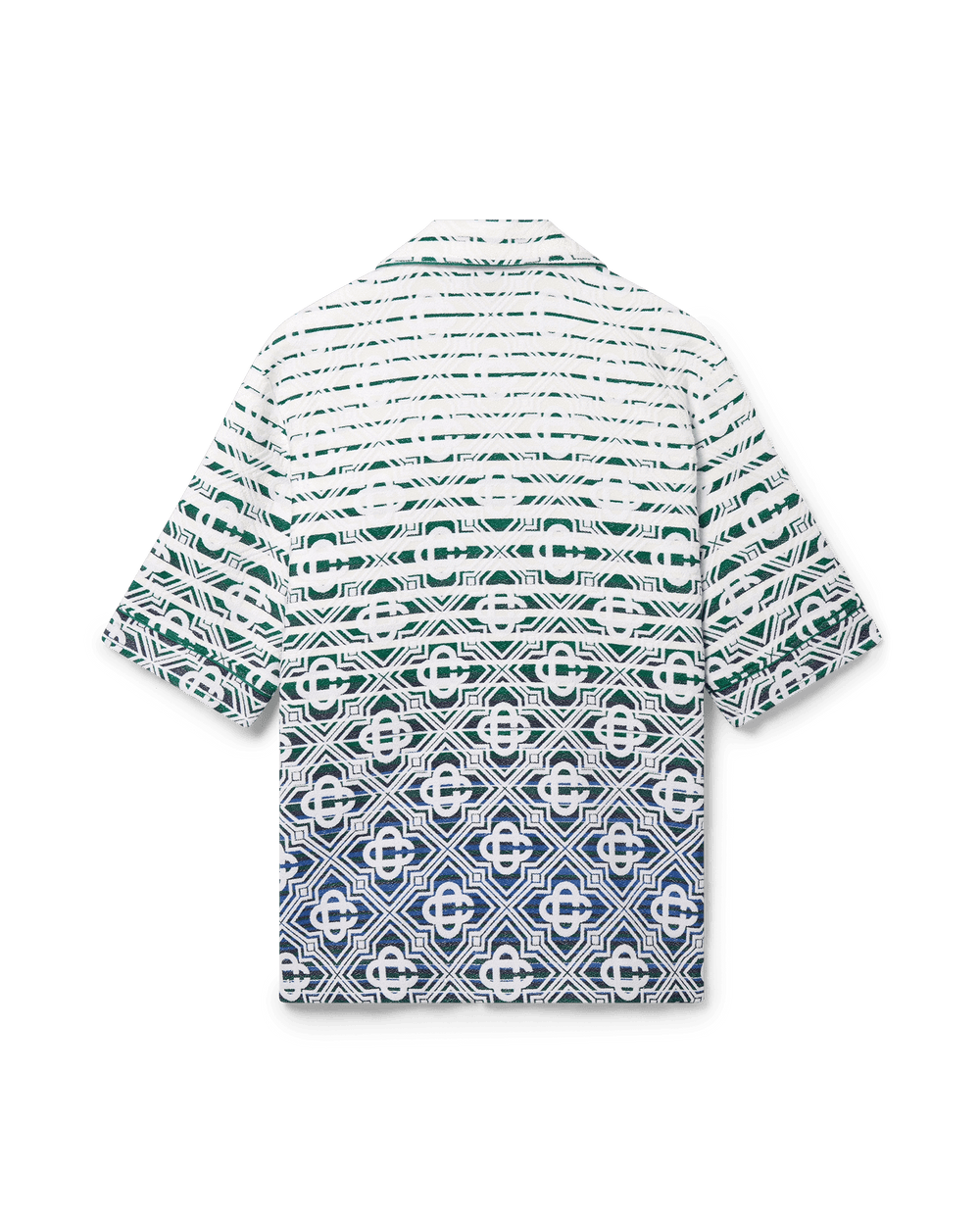 CASABLANCA - CHEMISE EN TISSU ÉPONGE À MOTIF DÉGRADÉ MONOGRAMME - Lothaire