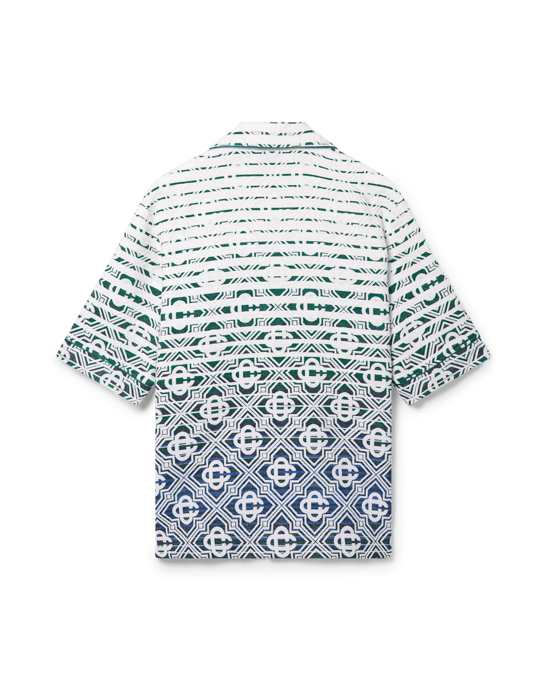 CASABLANCA - CHEMISE EN TISSU ÉPONGE À MOTIF DÉGRADÉ MONOGRAMME - Lothaire