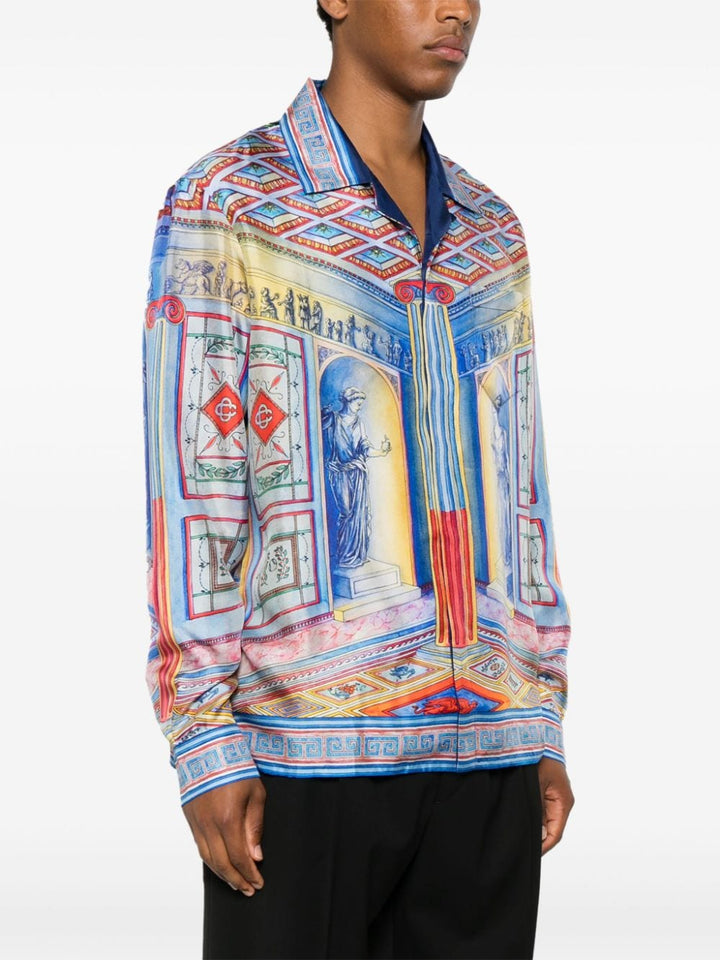 CASABLANCA - Chemise La Temple en soie - Lothaire