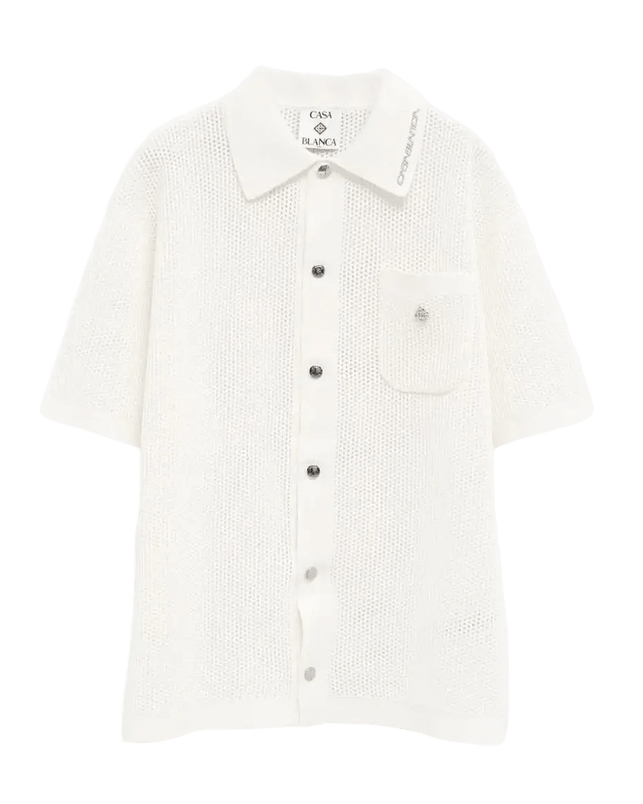 CASABLANCA - Chemises Short Sleeve Blanche - Lothaire