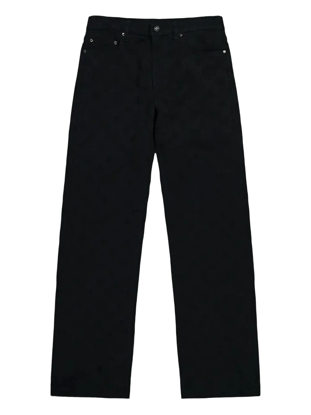 CASABLANCA - Jean à patch logo noir - Lothaire