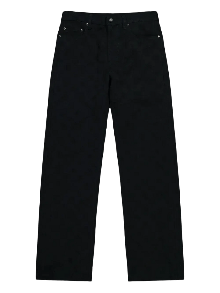 CASABLANCA - Jean à patch logo noir - Lothaire