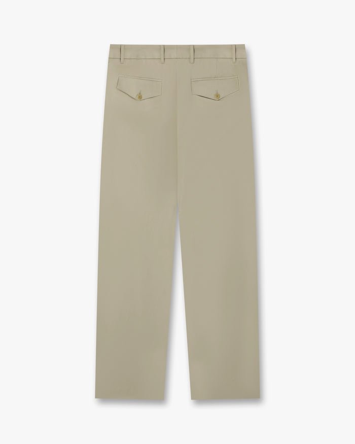 CASABLANCA - Pantalon Droit à Pinces Marron Clair - Lothaire