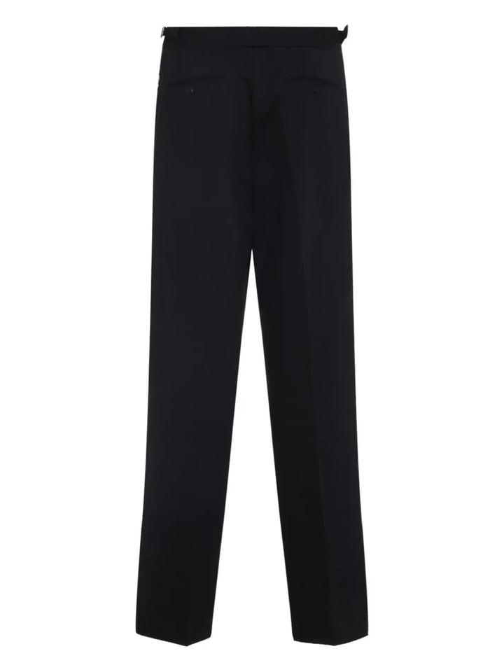 CASABLANCA - Pantalon en coton à détail de boucle noir - Lothaire