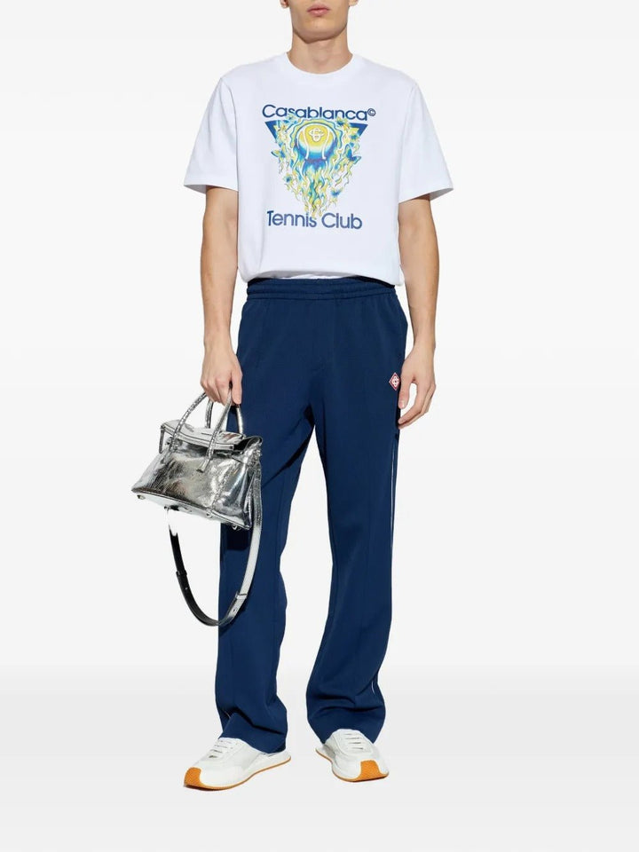 CASABLANCA - Pantalons jogging Bleu Marine - Lothaire