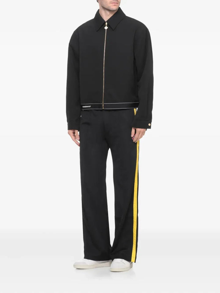 CASABLANCA - Pique Track Pants Black - Lothaire
