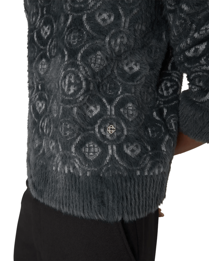 CASABLANCA - Pull duveteux Monogram - Lothaire