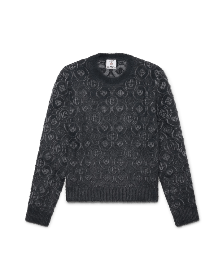 CASABLANCA - Pull duveteux Monogram - Lothaire