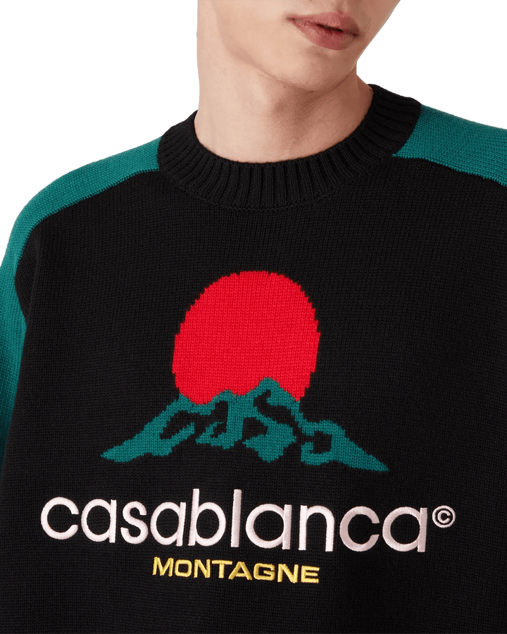 CASABLANCA - Pull mérinos Montagne - Lothaire