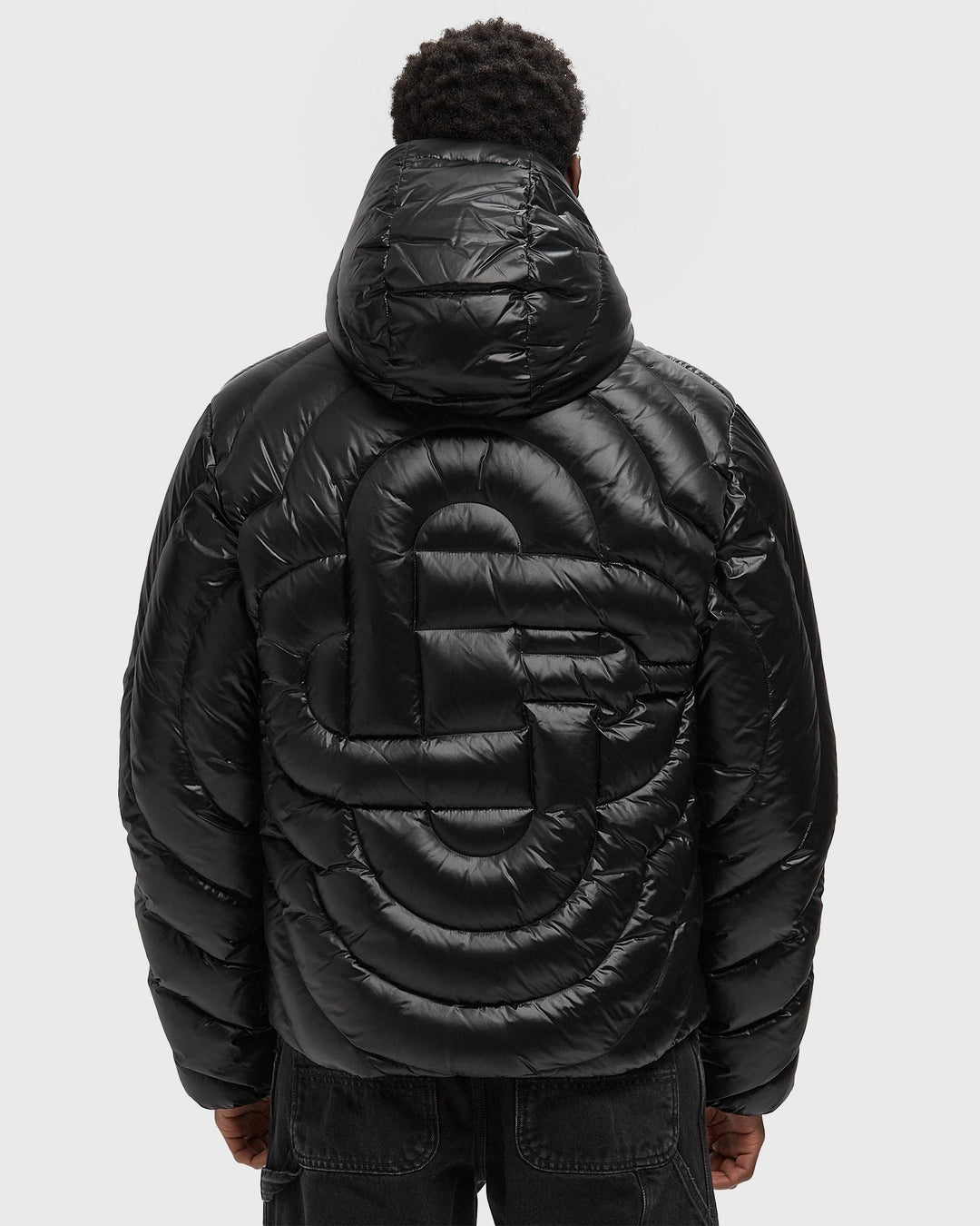 CASABLANCA - Quilted Puffer Jacket Noir - Lothaire