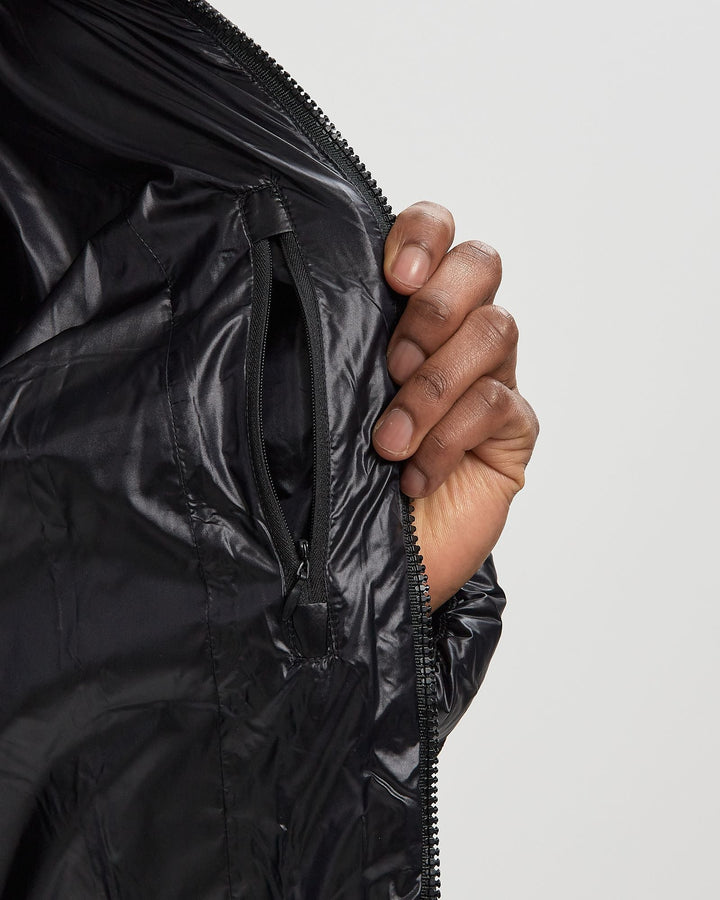 CASABLANCA - Quilted Puffer Jacket Noir - Lothaire