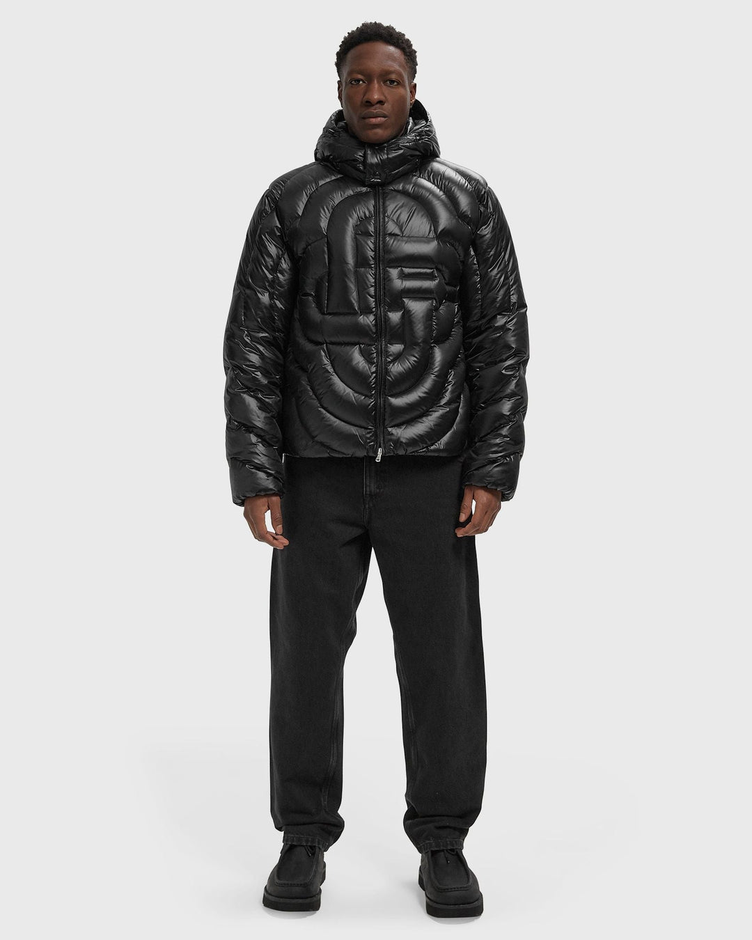CASABLANCA - Quilted Puffer Jacket Noir - Lothaire