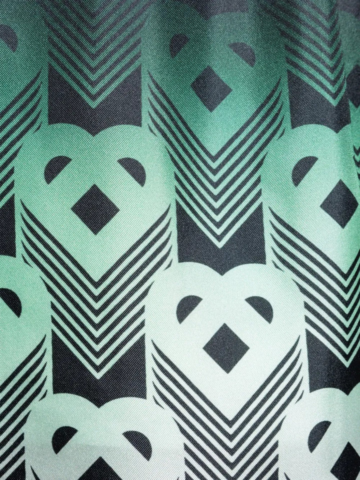 CASABLANCA - short à motif monogrammé vert - Lothaire