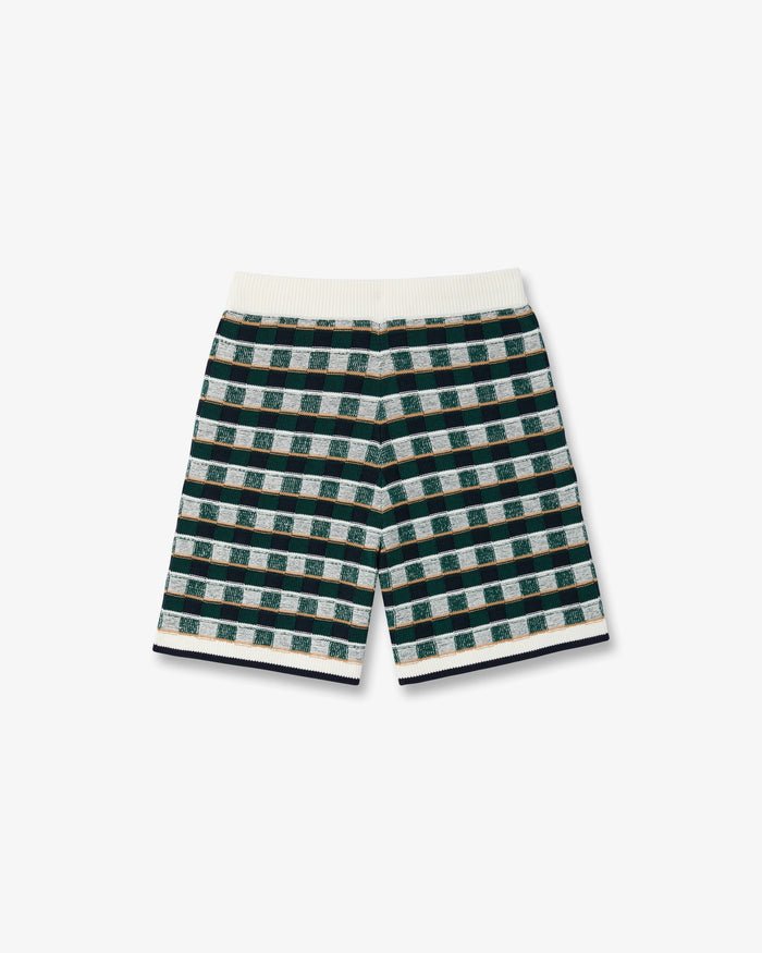 CASABLANCA - Short Crochet Motif Mosaïque Vert - Lothaire